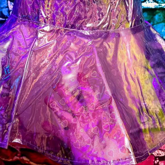 NEW Purple Vinyl Skirt - Picture 11 of 13